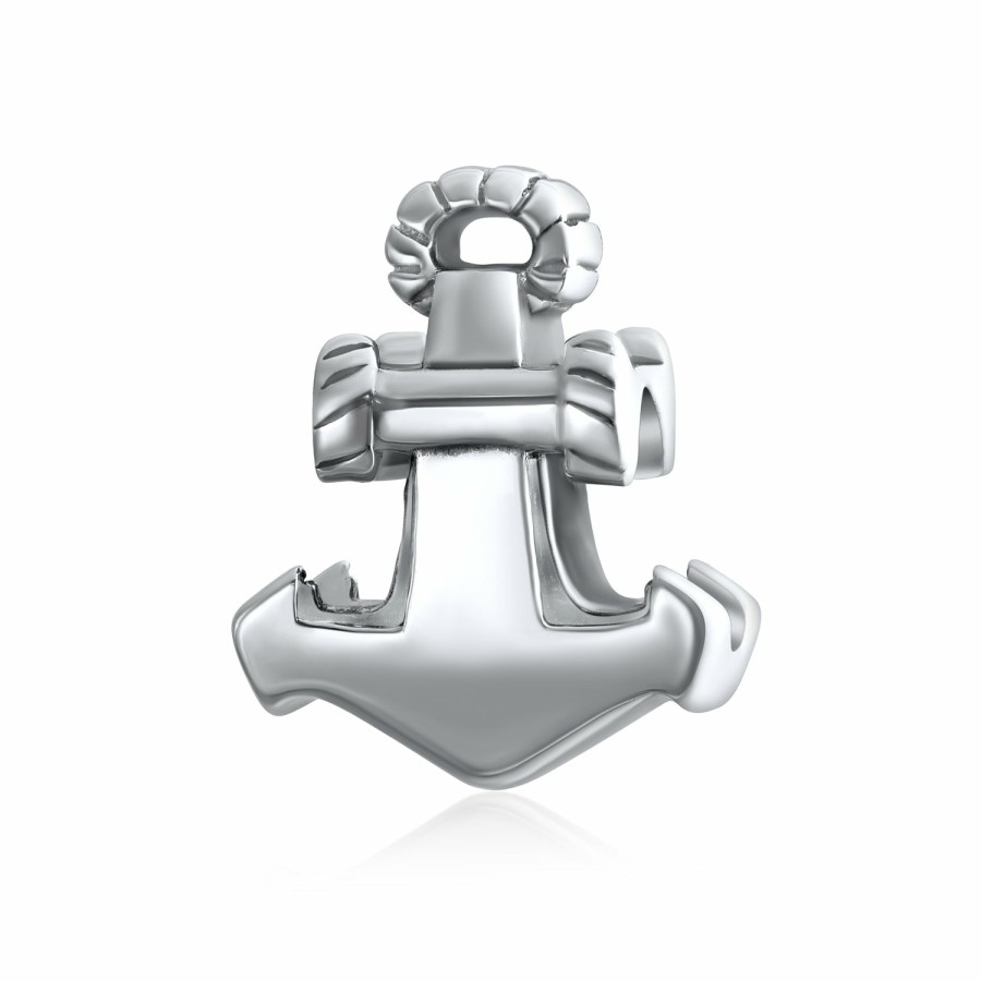 Shop Women Bling Jewelry Dangle Beads | Ocean Travel Nautical Boat Ship Sea Anchor Charm Bead Sterling