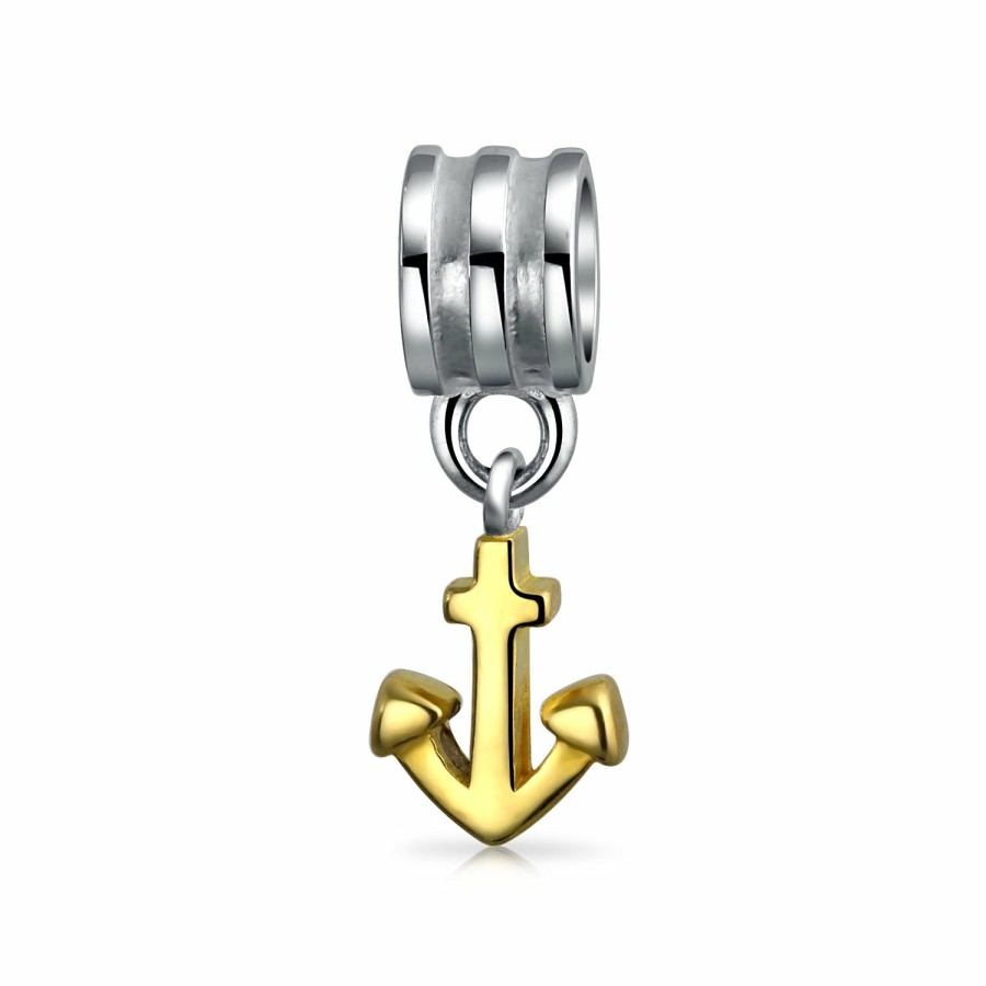 Shop Women Bling Jewelry Dangle Beads | Ocean Travel Nautical Boat Ship Sea Anchor Charm Bead Sterling