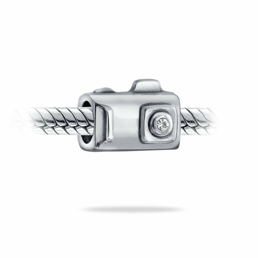 Shop Women Bling Jewelry Travel Charms Beads | Hobby Digital Photography Photo Camera Charm Bead .925Sterling Silver