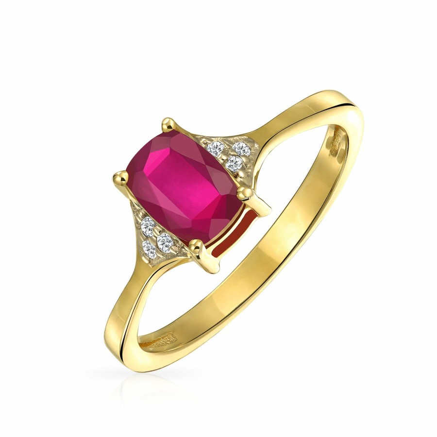 Shop Women Bling Jewelry Unique Rings | London Topaz Ruby Emerald Gemstone Engagement Ring Gold Plated .925 Silver