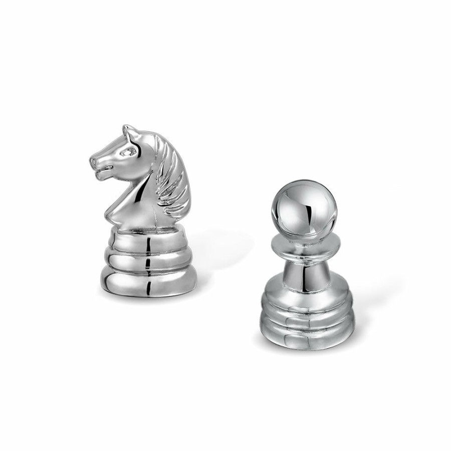 Shop Men Bling Jewelry Cufflinks | Chess Player Master Knight Cufflinks Stainless Steel