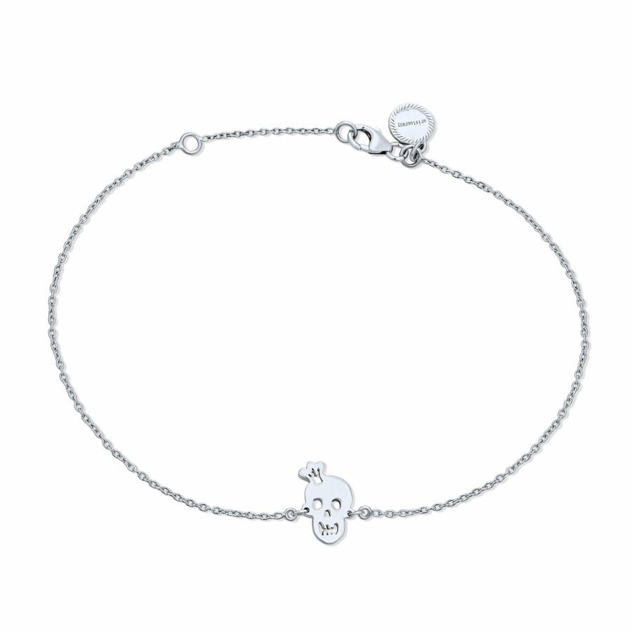 Shop Women Bling Jewelry Stud Earrings | Crossbones Skull Stud Earrings Anklet Gold .925 Sterling