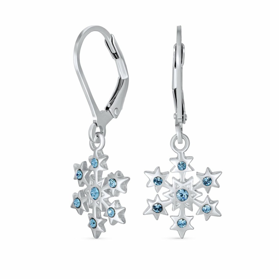 Shop Women Bling Jewelry Dangle Drop Earrings | Holiday Jewelry Set Cz Snowflake Earrings, Pendant Necklace, Brooch Pin