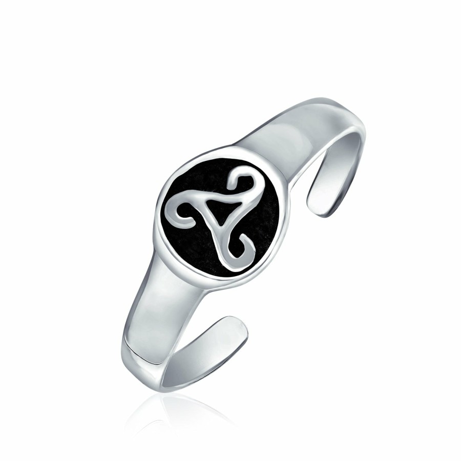 Shop Women Bling Jewelry Toe Rings | Celtic Knot Claddagh Heart Circle Triquetra Trinity Toe Ring Band