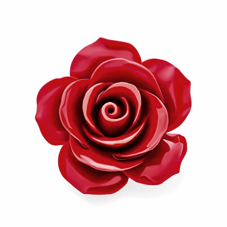 Shop Women Bling Jewelry Pins & Brooches | Big Romantic Floral Delicate 3D Carved Rose Flower Brooch Pin Colors