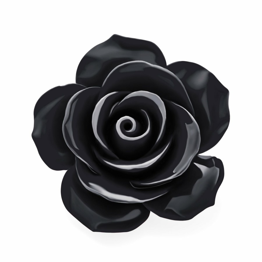 Shop Women Bling Jewelry Pins & Brooches | Big Romantic Floral Delicate 3D Carved Rose Flower Brooch Pin Colors