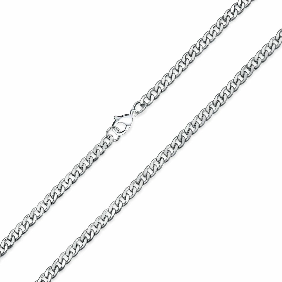 Shop Women Bling Jewelry Chains Necklaces | Heavy Duty Curb Chain Necklace Mens Gold Tone Stainless Steel 30 Inch 8 Mm