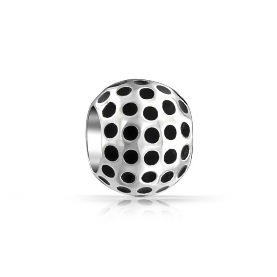 Shop Women Bling Jewelry Sports Beads | Golf Bag Clubs Sports Golfer Ball Charm Bead .925Sterling