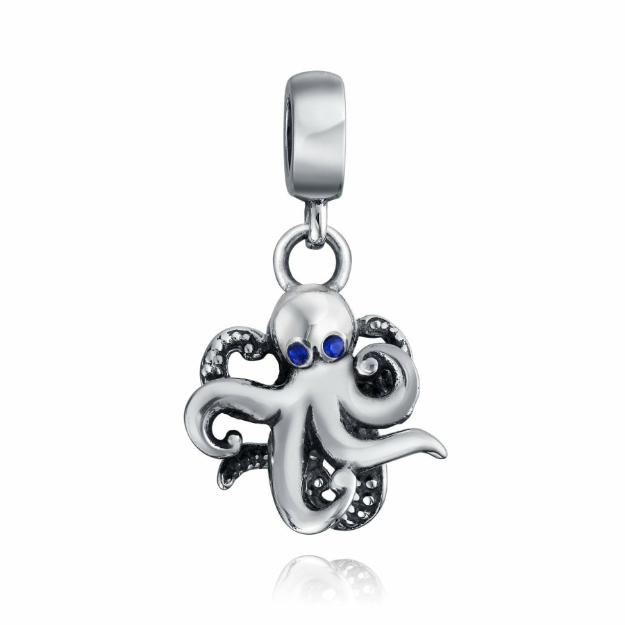 Shop Women Bling Jewelry Dangle Beads | Nautical Sea Fish Ocean Octopus Mermaid Charm Bead .925