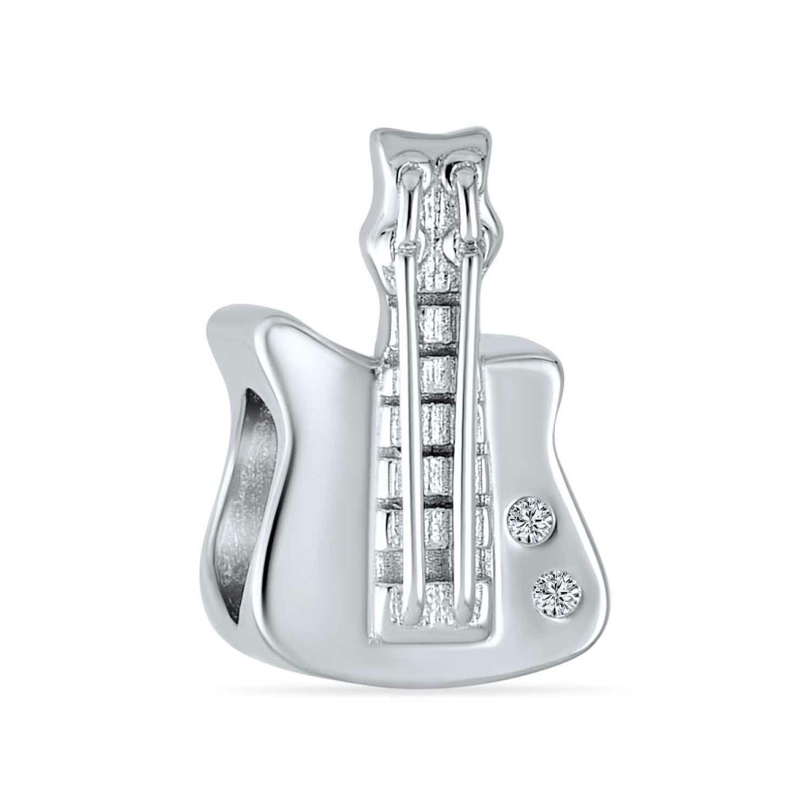 Shop Women Bling Jewelry Unique Charms | Music Student Teacher Piano Keys Guitar Charm Bead .925Sterling