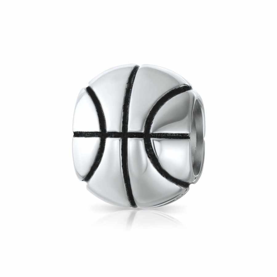 Shop Women Bling Jewelry Unique Charms | Soccer Ball Mom Football Sport Coach Bowl Charm Bead .925