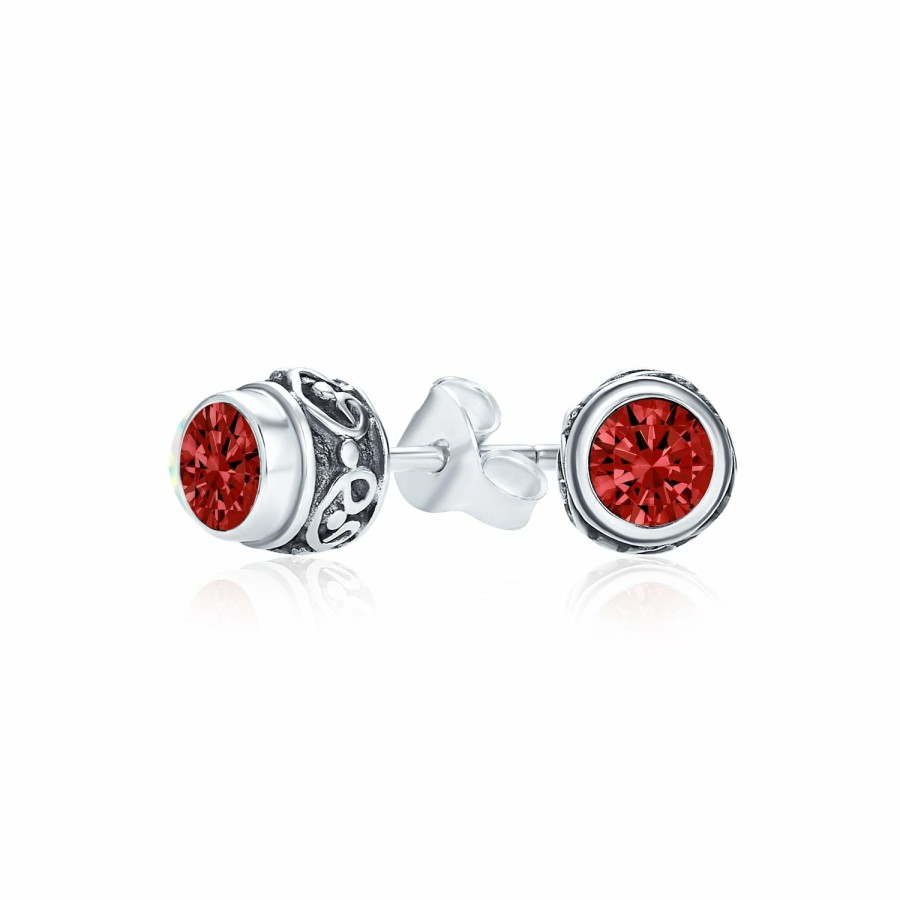 Shop Women Bling Jewelry Stud Earrings | Gemstone Stud Earrings Sterling Silver Birthstone