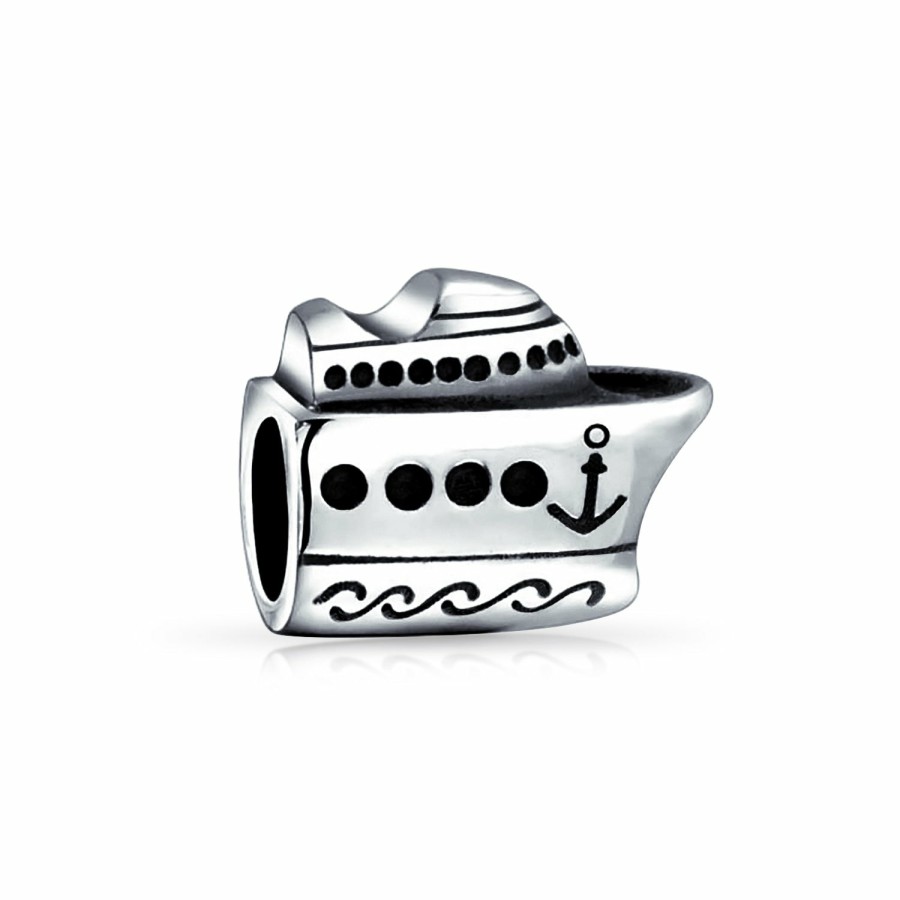 Shop Women Bling Jewelry Dangle Beads | Travel Cruise Ship Yacht Speed Sail Boat Dangle Charm Bead .925