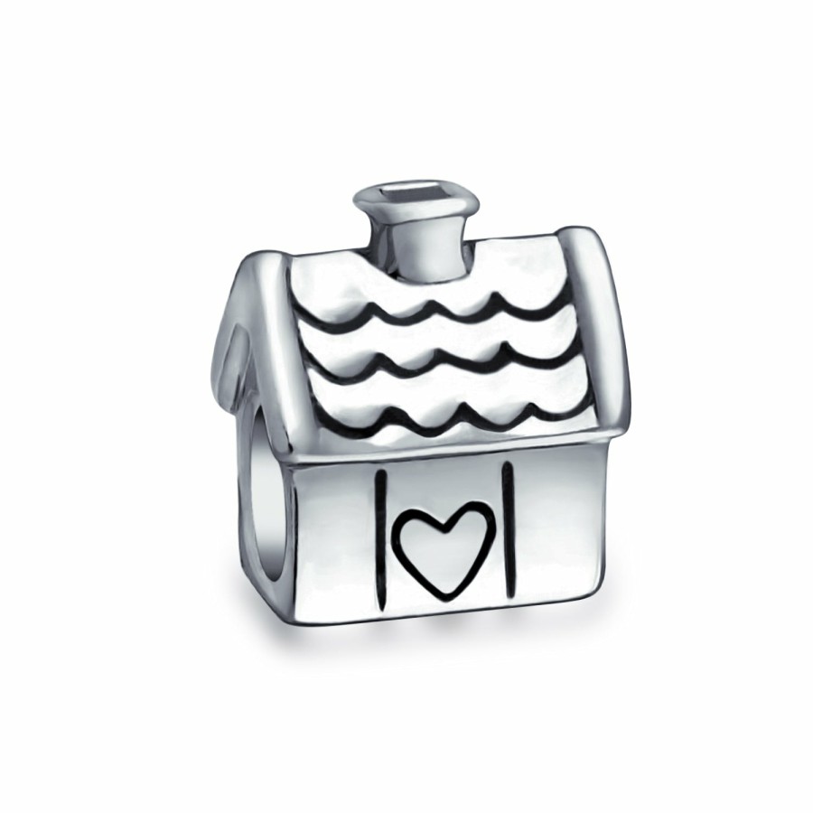 Shop Women Bling Jewelry Unique Charms | Sweet Home Family House New Home Owner Charm Bead Sterling