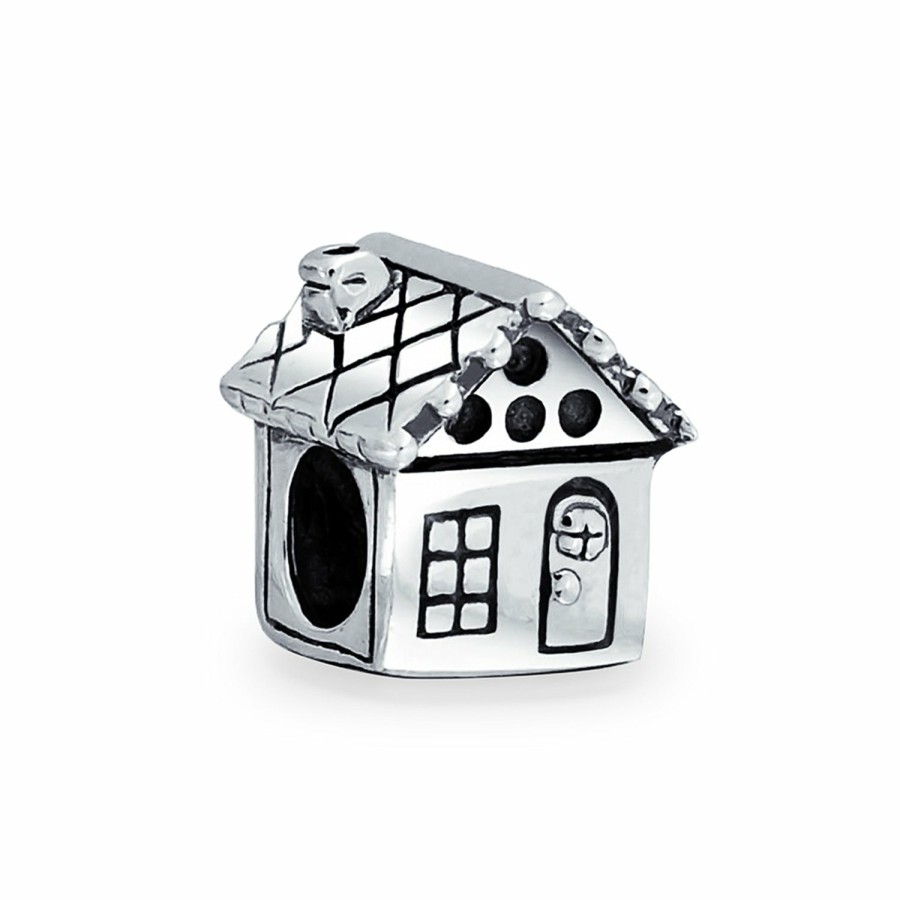 Shop Women Bling Jewelry Unique Charms | Sweet Home Family House New Home Owner Charm Bead Sterling